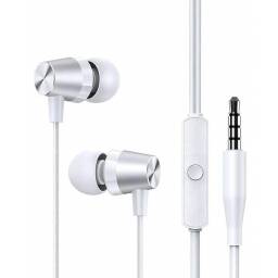 Auricular Manos Libres Stereo 3.5mm 1.2M Blanco USAMS
