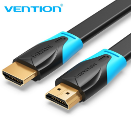 Cable HDMI Flat 4K 60Hz / 1.5M / Negro Vention