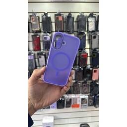 Protector Lila Mate con Magsafe para iPhone 16