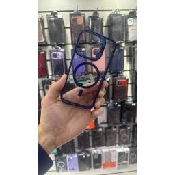Funda Protector Magsafe con Soporte Azul iPhone 16