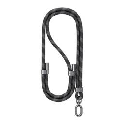 Correa para Cuello Ajustable 8mm 160cm Negro/Gris 