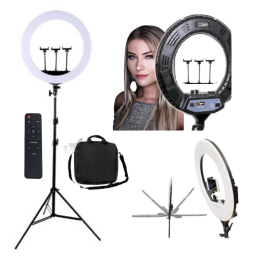 Aro Luz Led Profesional Friocalid 45cm Tripode 2.1m Control